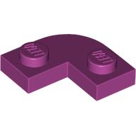 Plate Round Corner 2 x 2 with 1 x 1 Cutout (79491)