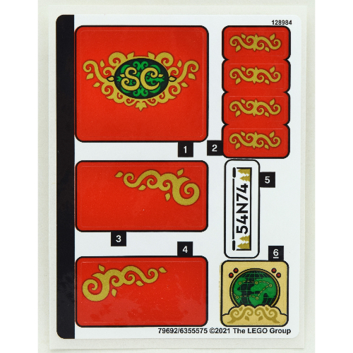 Sticker Sheet for Set 40499-1 (79692)