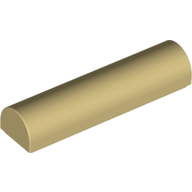 Brick Curved 1 x 4 x 2/3 Double, No Studs (79756)