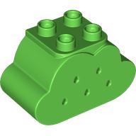 Duplo Brick 2 x 4 x 2 Cloud with Holes (79784)