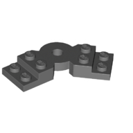 Plate Angled 2 x 2 with Step and Hole in Center (79846)