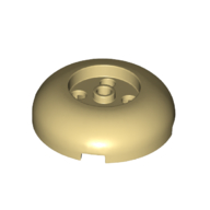 Brick Round 4 x 4 Dome Top with Round 2 x 2 Recessed, 4 Studs (79850)