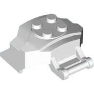 Large Figure Cover 4 x 3 x 2 with Bar, 4 Studs, Ridged (79896)