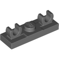 Plate Special 1 x 3 with 2 Clips on Top (79987)