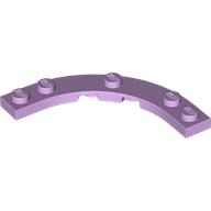 Plate Round Corner 5 x 5 with 4 x 4 Round Cutout (80015)