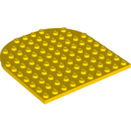 Plate 10 x 10 with Rounded End (80031)