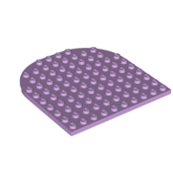 Plate 10 x 10 with Rounded End (80031)