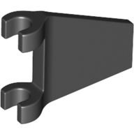 Flag 2 x 2 Trapezoid with Flared Area between Clips (80324)