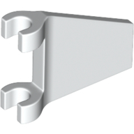 Flag 2 x 2 Trapezoid with Flared Area between Clips (80324)