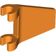 Flag 2 x 2 Trapezoid with Flared Area between Clips (80324)