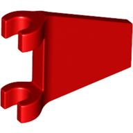 Flag 2 x 2 Trapezoid with Flared Area between Clips (80324)