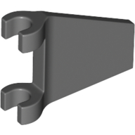 Flag 2 x 2 Trapezoid with Flared Area between Clips (80324)