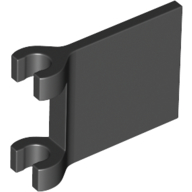 Flag 2 x 2 Square, Flared Clip Edge [Thick Clips] (80326)