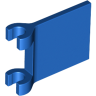Flag 2 x 2 Square, Flared Clip Edge [Thick Clips] (80326)