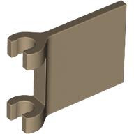 Flag 2 x 2 Square, Flared Clip Edge [Thick Clips] (80326)