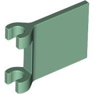 Flag 2 x 2 Square, Flared Clip Edge [Thick Clips] (80326)