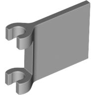 Flag 2 x 2 Square, Flared Clip Edge [Thick Clips] (80326)