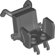 Equipment Medical Wheelchair with Pins for Wheels [Minifig] (80440)