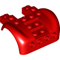 Vehicle Body, Wheel Arch / Mudguard 6 x 6 x 2 Curved Fenders [Plain] (80481)