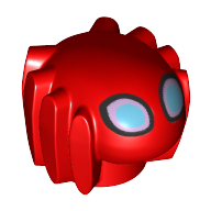 Insect, Spider 1 x 1 with Spider-Man Eyes print (Trace-E) (80483pr0001)
