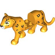 Animal, Tiger with 2 x 2 Cut-Out with White Face, Black Leopard Spots print (80672pr0002)