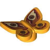 Insect, Butterfly with Tan/Dark Tan/Medium Nougat/Reddish Brown (Peacock Moth) print (80674pr0003)