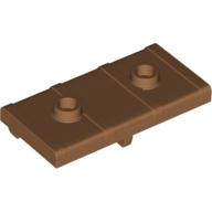 Treasure Chest Lid, Flat with 2 Studs (80835)