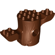 Duplo Plant Tree Trunk 4 x 10 x 4 with Two Branches (84191)
