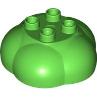 Duplo Plant Bush / Tree Top / Rock Pile with 4 studs (84194)