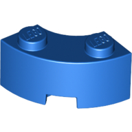 Brick Round Corner 2 x 2 Macaroni with Stud Notch and Reinforced Underside [New Style] (85080)