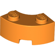 Brick Round Corner 2 x 2 Macaroni with Stud Notch and Reinforced Underside [New Style] (85080)