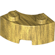 Brick Round Corner 2 x 2 Macaroni with Stud Notch and Reinforced Underside [New Style] (85080)