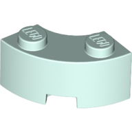 Brick Round Corner 2 x 2 Macaroni with Stud Notch and Reinforced Underside [New Style] (85080)