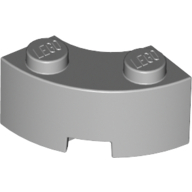 Brick Round Corner 2 x 2 Macaroni with Stud Notch and Reinforced Underside [New Style] (85080)