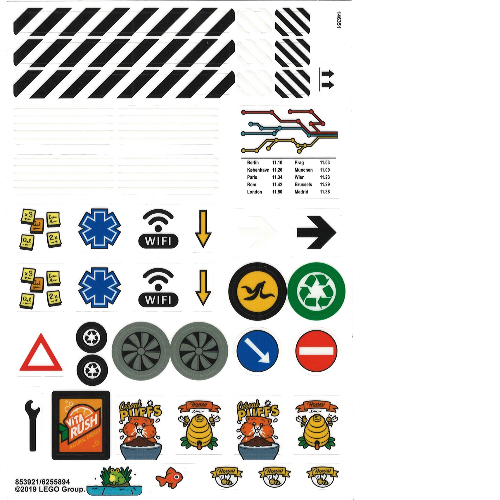 Sticker Sheet 5 for Set 853921-1 (853921e)