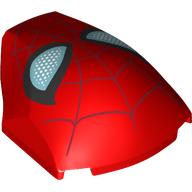 Slope Curved 4 x 5 x 1 2/3 with Spider-Man Face print (85834pr0015)