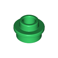 Plate Round 1 x 1 with Open Stud (85861)