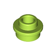 Plate Round 1 x 1 with Open Stud (85861)