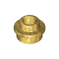 Plate Round 1 x 1 with Open Stud (85861)