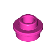 Plate Round 1 x 1 with Open Stud (85861)