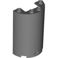 Cylinder Half 2 x 4 x 5 with 1 x 2 cutout (85941)