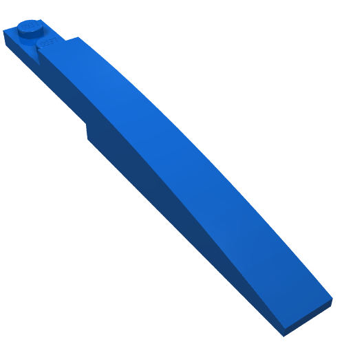 Brick Curved 10 x 1 [Asymmetric Inside Ridges] (85970)