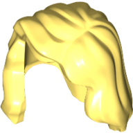 Hair Mid-Length with Part over Front of Right Shoulder (85974)