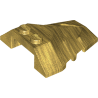 Wedge Sloped 4 x 4 Triple with 3 Ridges on Slope (86148)