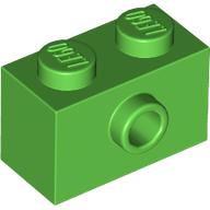 Brick Special 1 x 2 with 1 Center Stud on 1 Side, Bottom Stud Holder (86876)