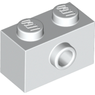 Brick Special 1 x 2 with 1 Center Stud on 1 Side, Bottom Stud Holder (86876)