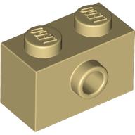 Brick Special 1 x 2 with 1 Center Stud on 1 Side, Bottom Stud Holder (86876)