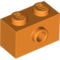 Brick Special 1 x 2 with 1 Center Stud on 1 Side, Bottom Stud Holder (86876)