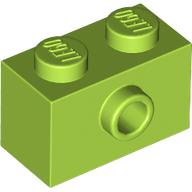 Brick Special 1 x 2 with 1 Center Stud on 1 Side, Bottom Stud Holder (86876)