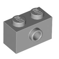 Brick Special 1 x 2 with 1 Center Stud on 1 Side, Bottom Stud Holder (86876)